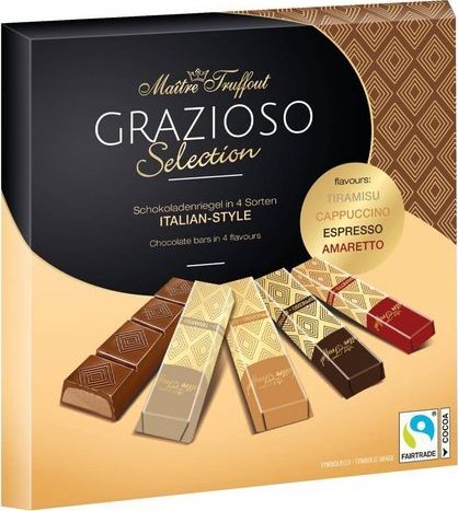 MaitreTruffout MaitreTruffout Grazioso Selection Italian Style Mieszanka Czekoladek 200 g