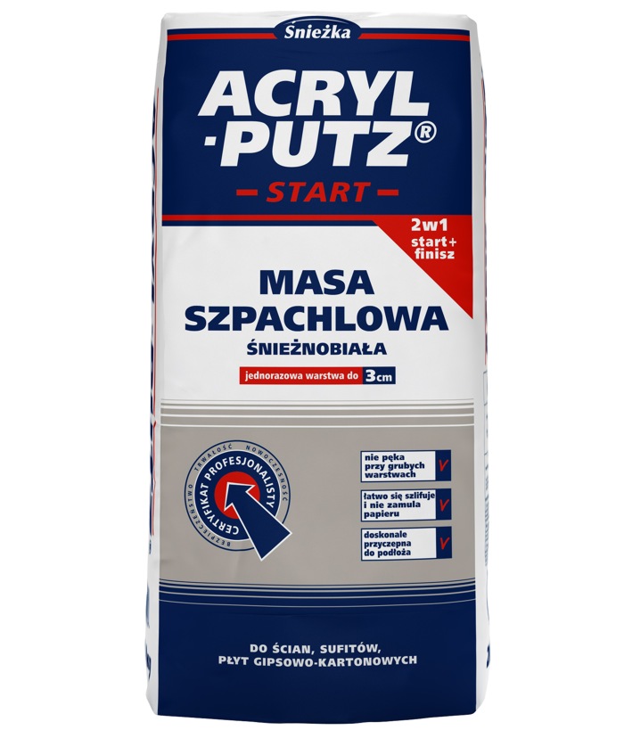 Śnieżka Masa szpachlowa ACRYL-PUTZ START 5kg