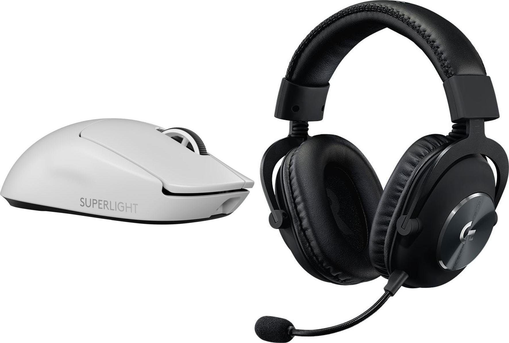 Mysz Logitech G PRO X SuperLight 2 (910-006638) + G Pro X Czarne (981-000818)