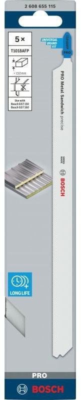 BOSCH BRZESZCZOT T PRO METAL SANDWICH T1018AFP 250 mm /5szt.