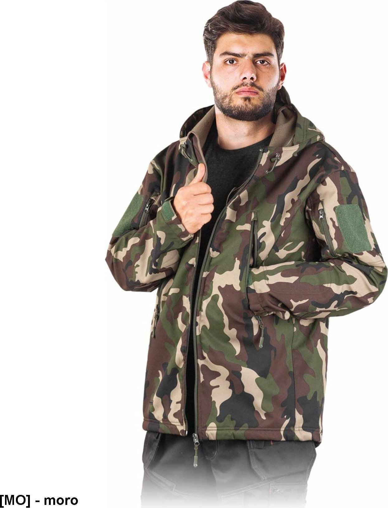 Leber&Hollman LH-WOODLAND - kurtka ochronna, podszyta polar fleece, powłoka 65% poliester, 35% bawełna, 160 g/m2 3XL