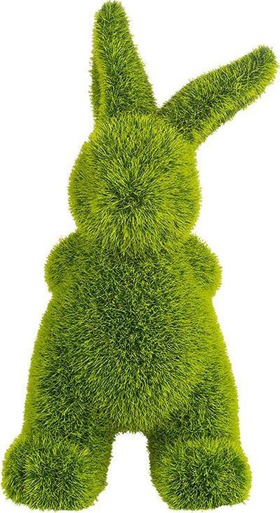 Lumarko Figurka Zając Pokryta Sztuczną Trawą 8x7,5x16,5 cm!
