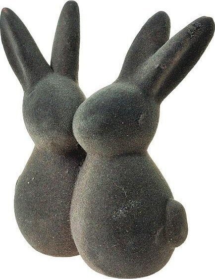 Figurki dwa zajączki