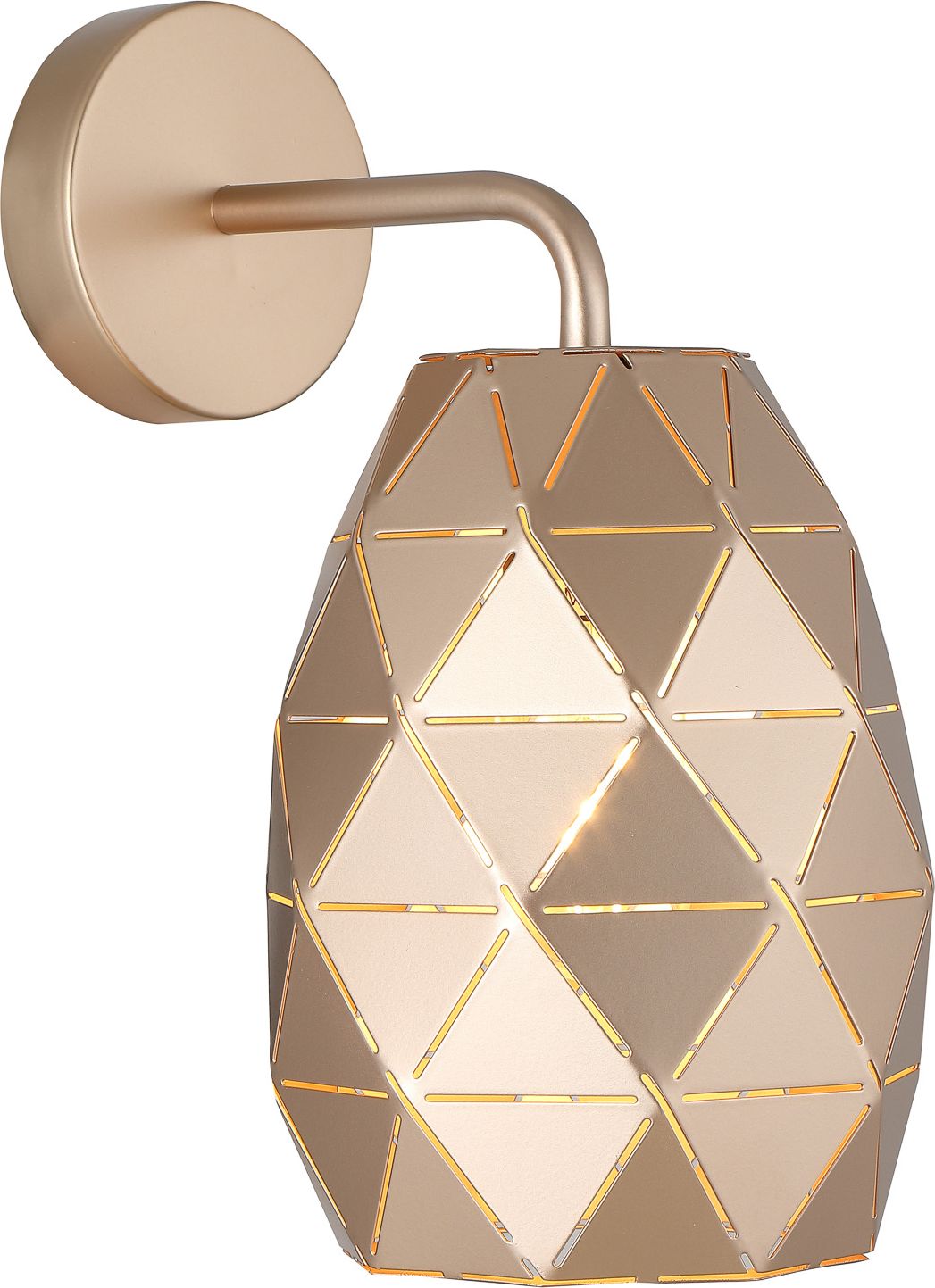 Kinkiet Italux Kinkiet ścienny nowoczesny złoty Italux HARLEY MBM-3480/1 GD