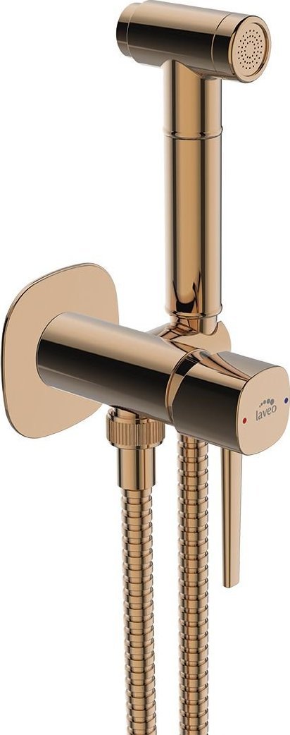 Bateria bidetowa Laveo LAVEO Pola - bateria bidetowa podtynkowa z zestawem natryskowym typu bidetta