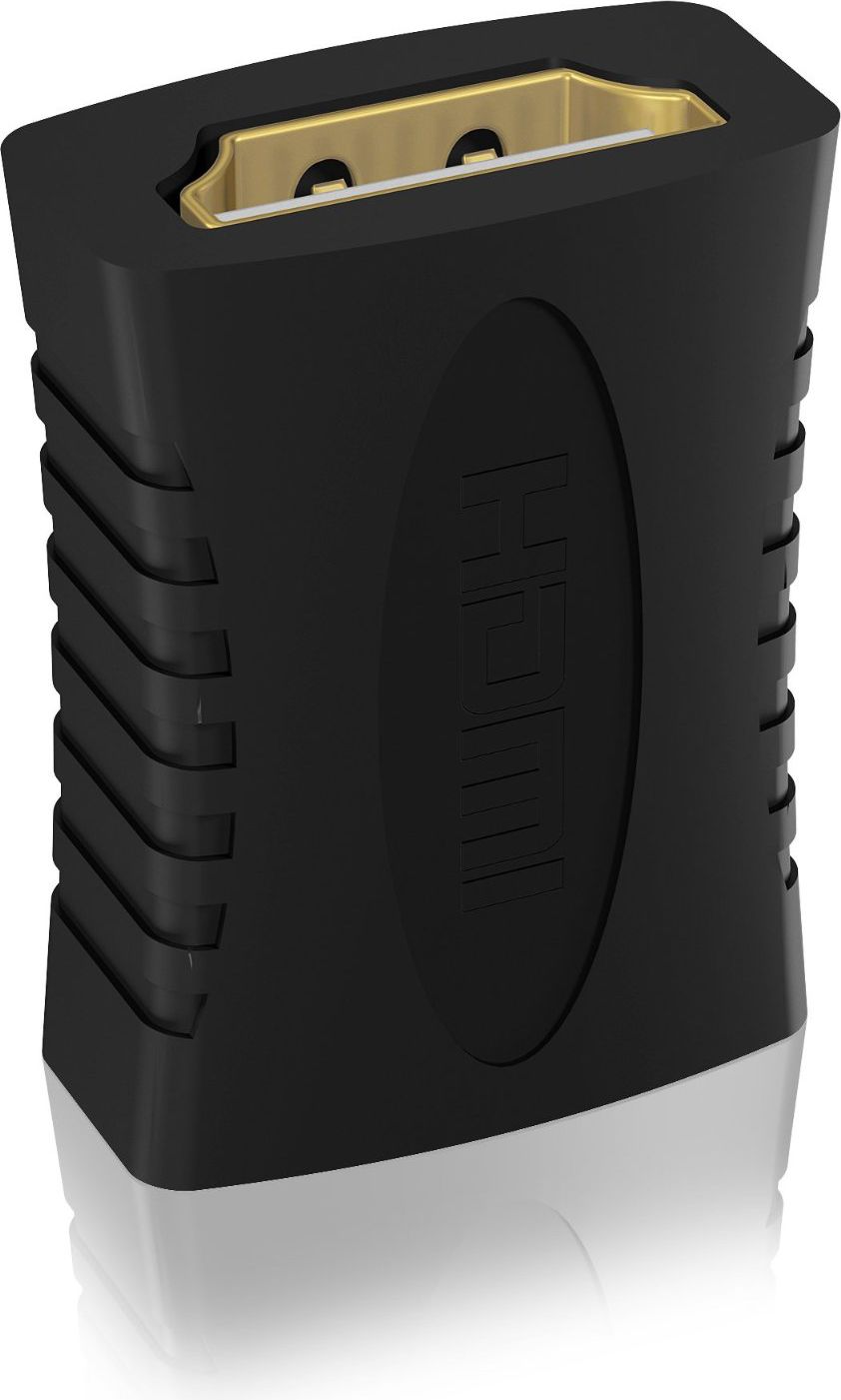 Adapter AV Icy Box HDMI - HDMI czarny (31604)