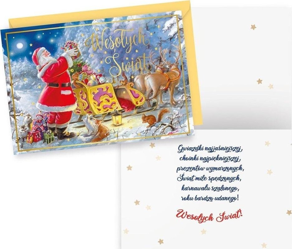 KUKARTKA Karnet Boże Narodzenie