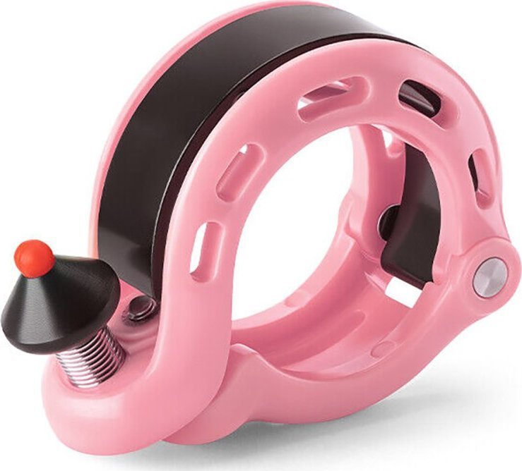 Dzwonek rowerowy w kształcie litery Q 100db - różowy ROCKBROS