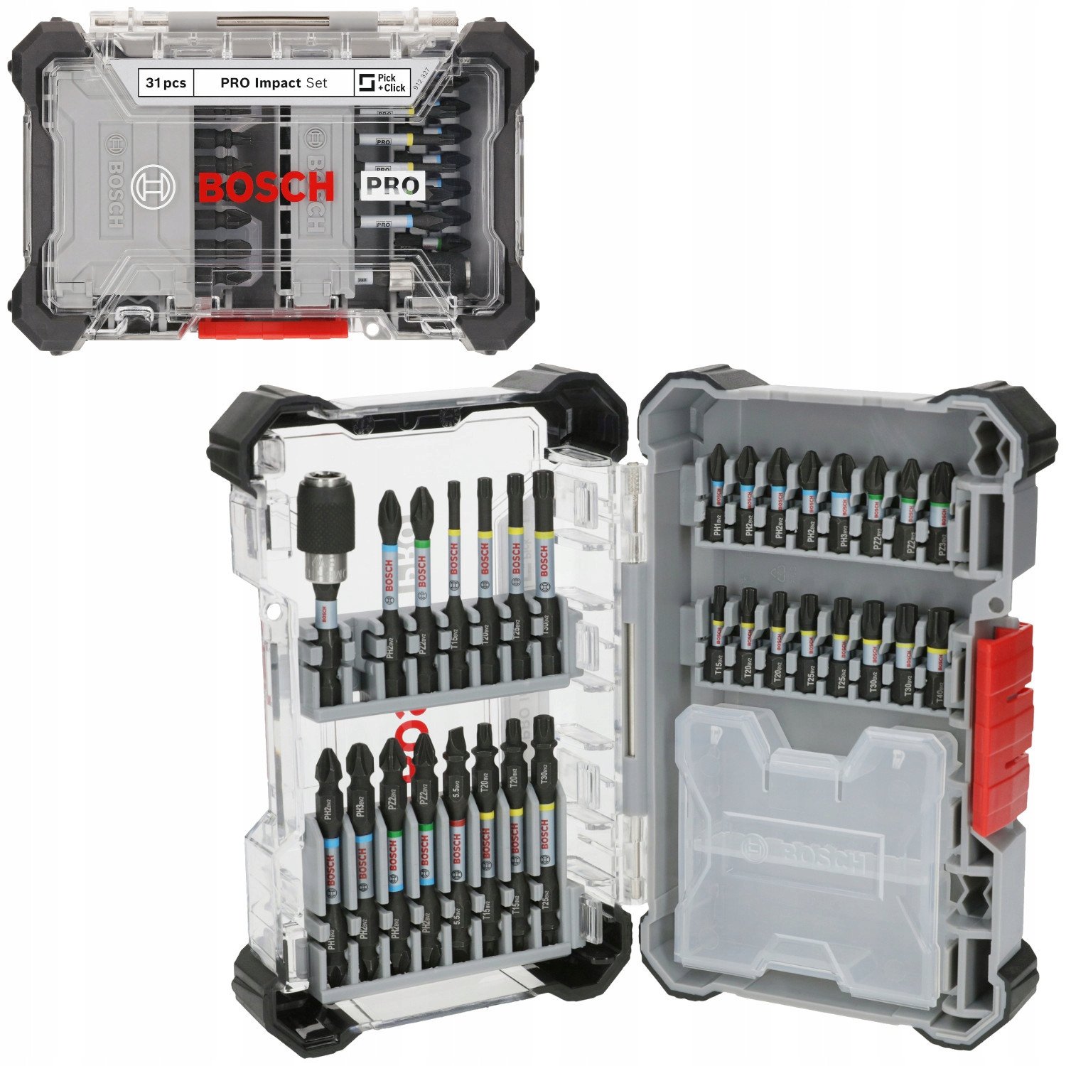 Bosch sada šroubovacích bitů PRO Impact, 31 ks