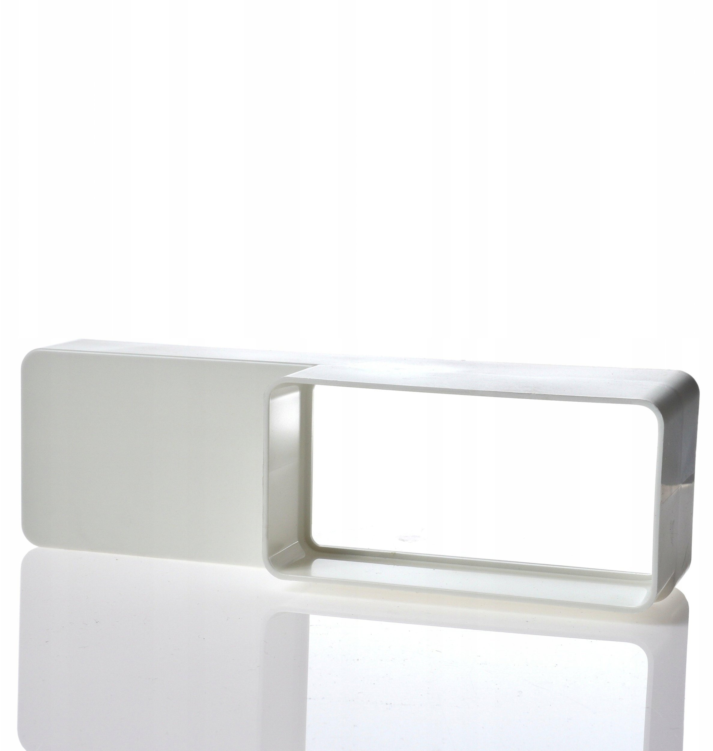 Redukcja kanałów płaskich 204x60mm/110x55mm biała KP55-60