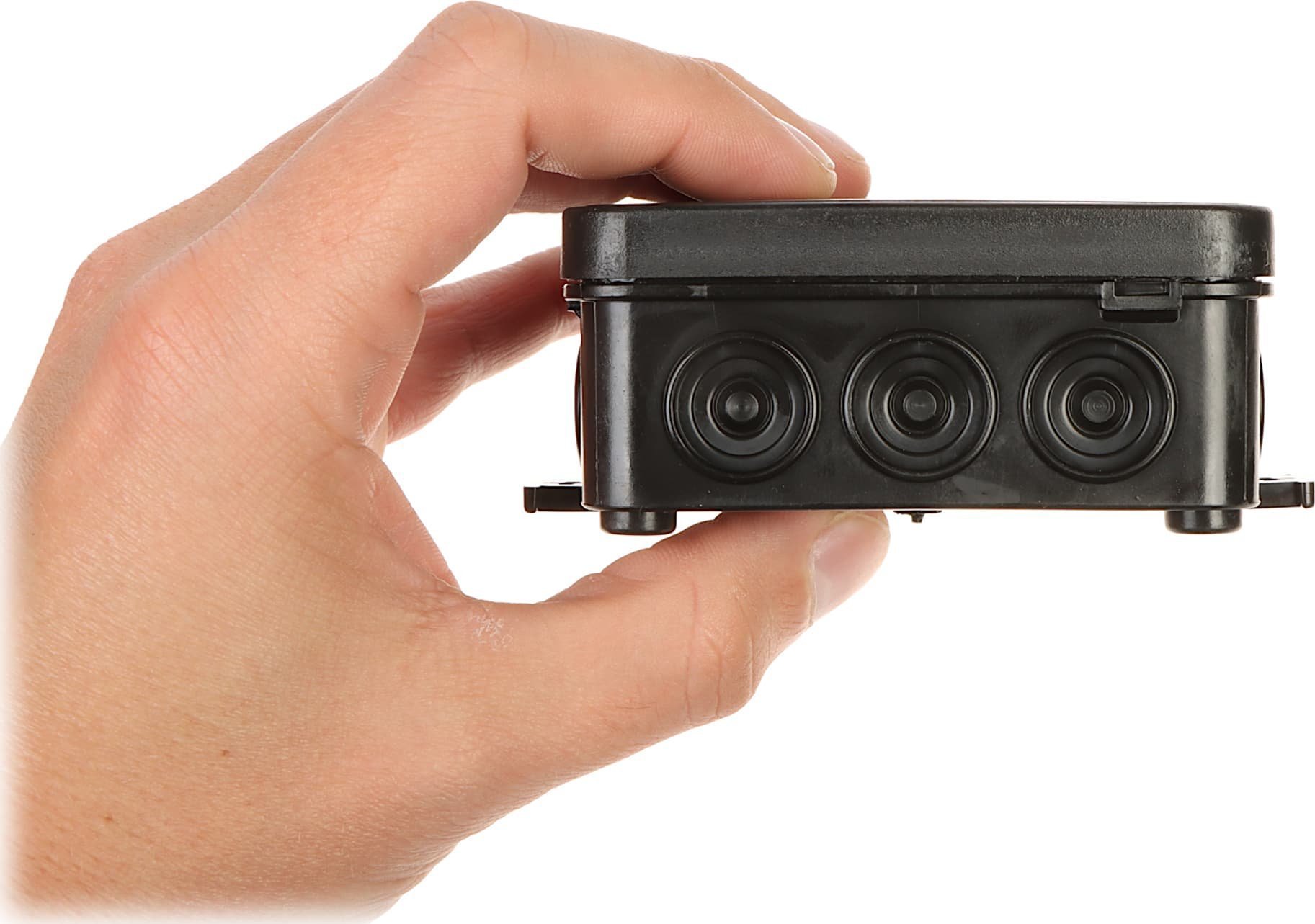 Elektro-Plast Puszka hermetyczna czarna n/t E12 85x85 IP55 bezhalogenowa 0297-02