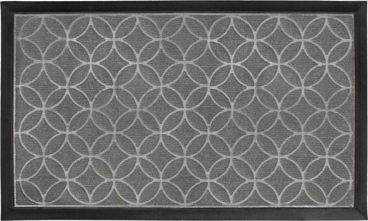 Douceur d`Interieur Wycieraczka gumowa pod drzwi FEUILLES, 45 x 75 cm