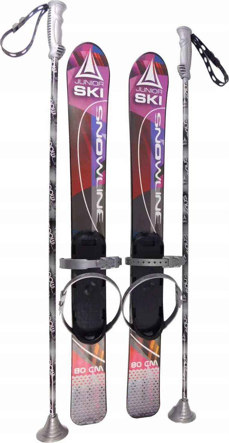 Narty z kijkami dla dzieci GÓRKA 60cm