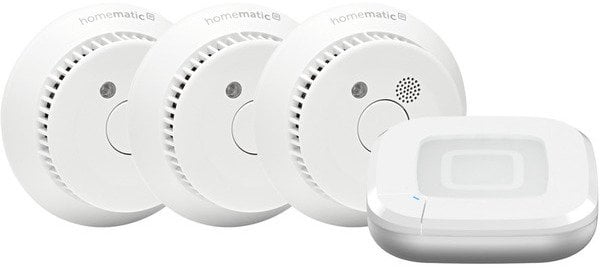 Homematic IP Starter Set Rauchwarnmelder - Rauchmelder 3 Räume
