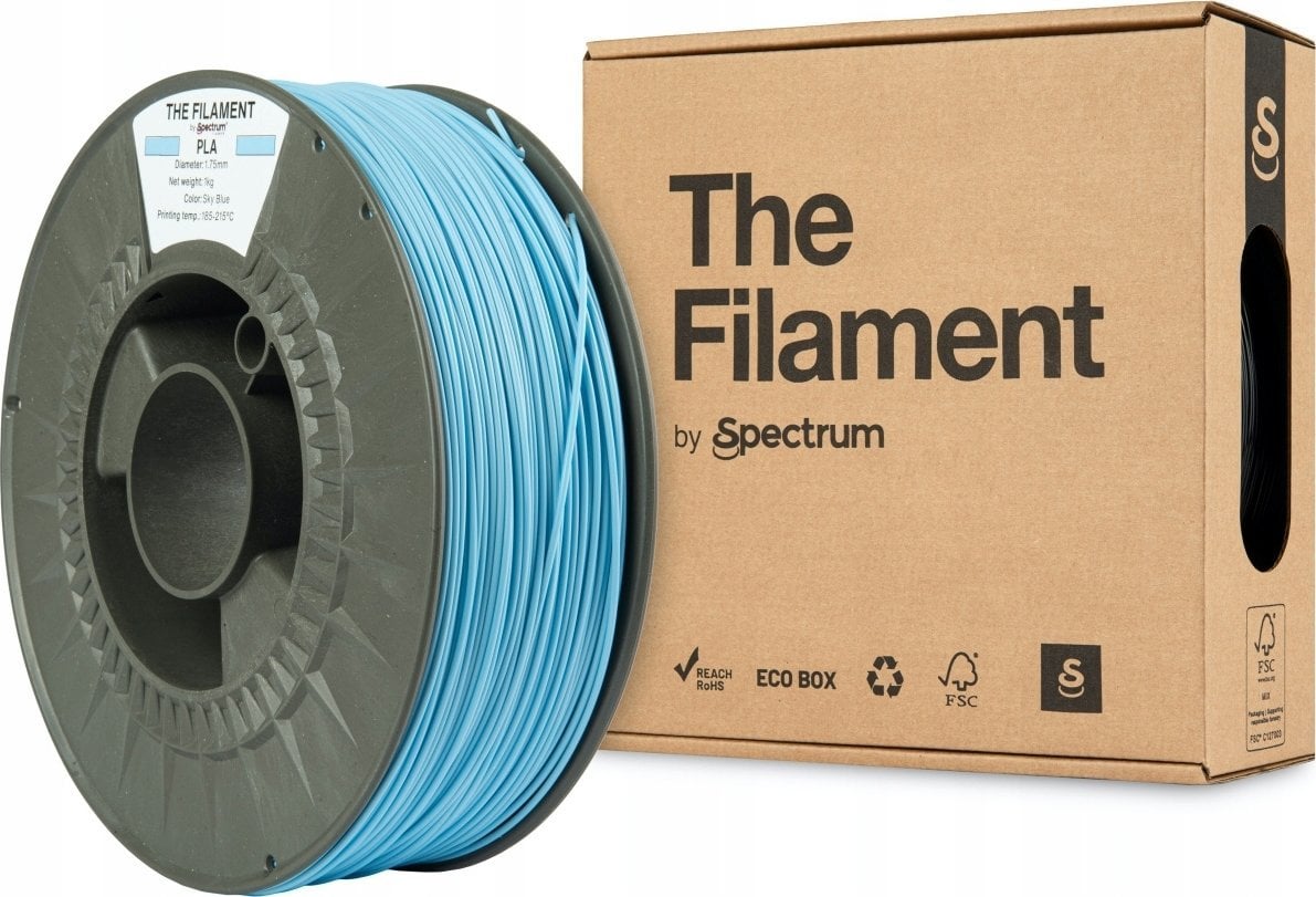 The Filament 3D filament, PLA, 1,75mm, 1000g, TF-24008, sky blue