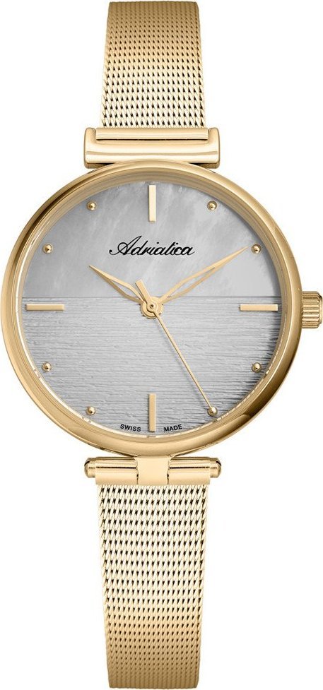 Zegarek Adriatica Zegarek damski Adriatica A3737.119ZQ złoty