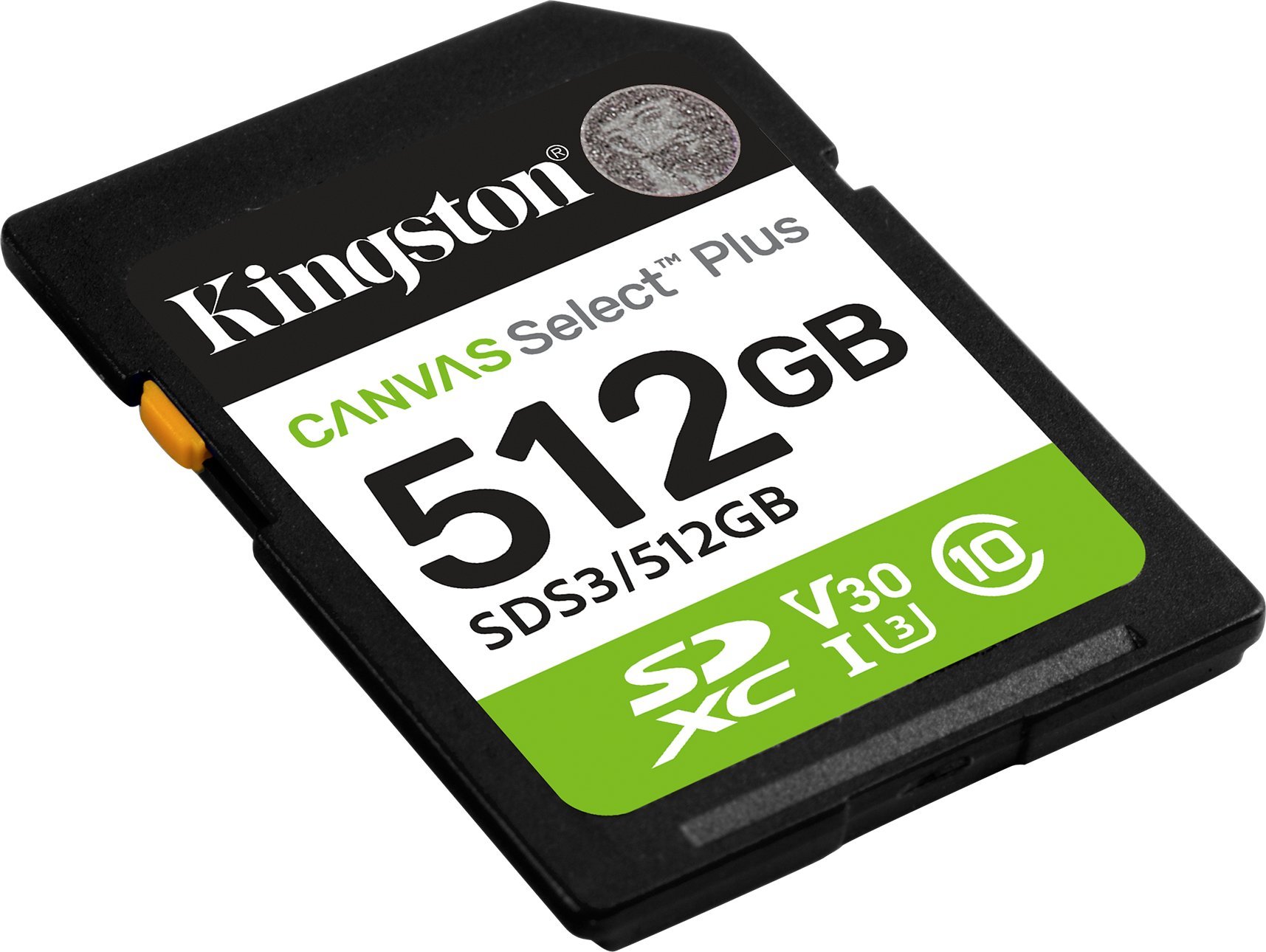 Karta Kingston Canvas Select Plus SDXC 512 GB Class 10 UHS-I/U3 V30 (SDS3/512GB)