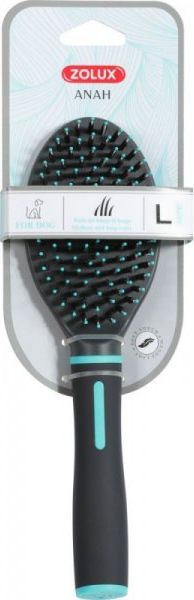 Zolux ZOLUX ANAH Szczotka z podwójnym włosiem duża
