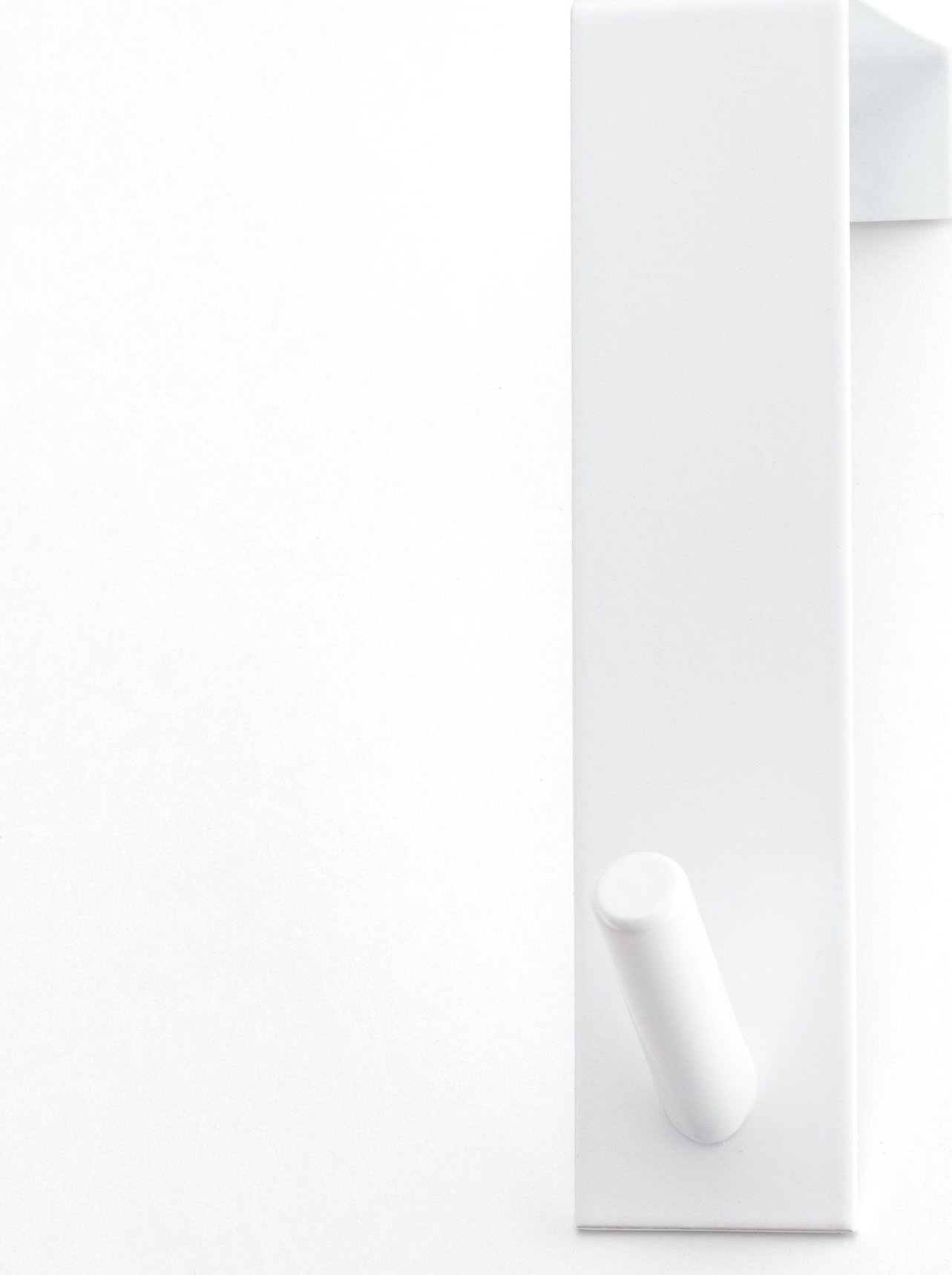 NPC Polska Rayen Pojedyńczy wieszak na drzwi 15 cm biały