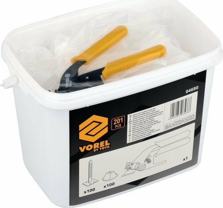 Vorel VOREL ZESTAW STARTOWY DO POZIOMOWANIA PŁYTEK T04680