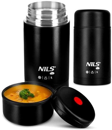 NC3802 TERMOS OBIADOWY 1000ML CZARNY NILS CAMP