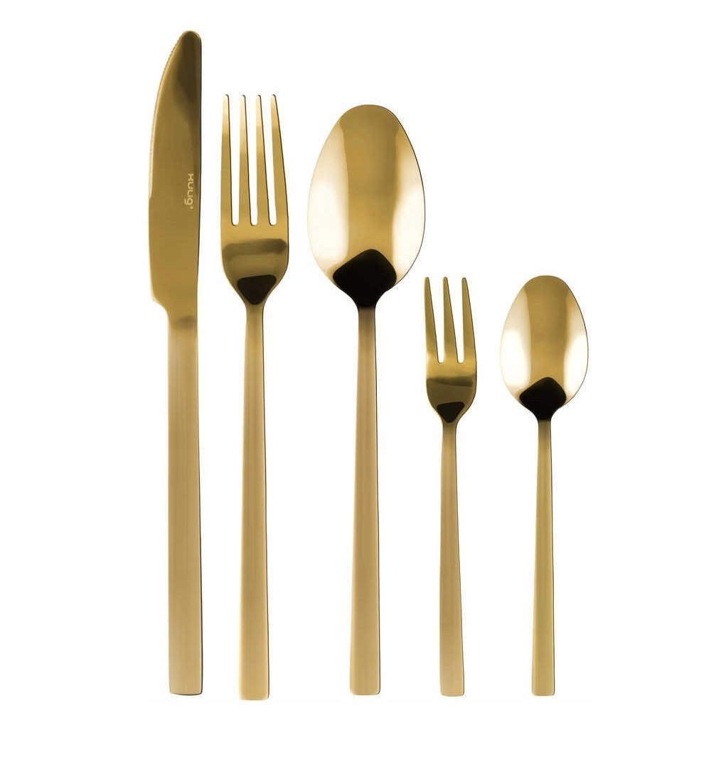 KOMPLET SZTUĆCÓW PIANO GOLD 24 SZTUKI W PUDEŁKU 29330