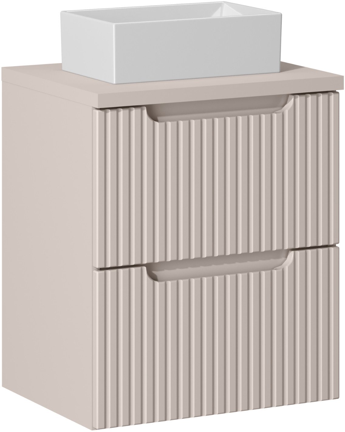 Zestaw meblowy 50cm z blatem i umywalką nablatową Gaja