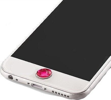 Mocco Universal Home Button Sticker Decoration Apple iPhone / iPad Pink