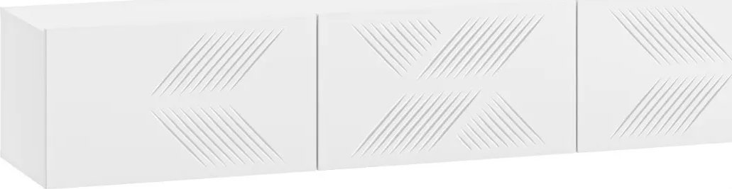 ML Meble Szafka wisząca RTV KLARA 170 biały mat ML MEBLE