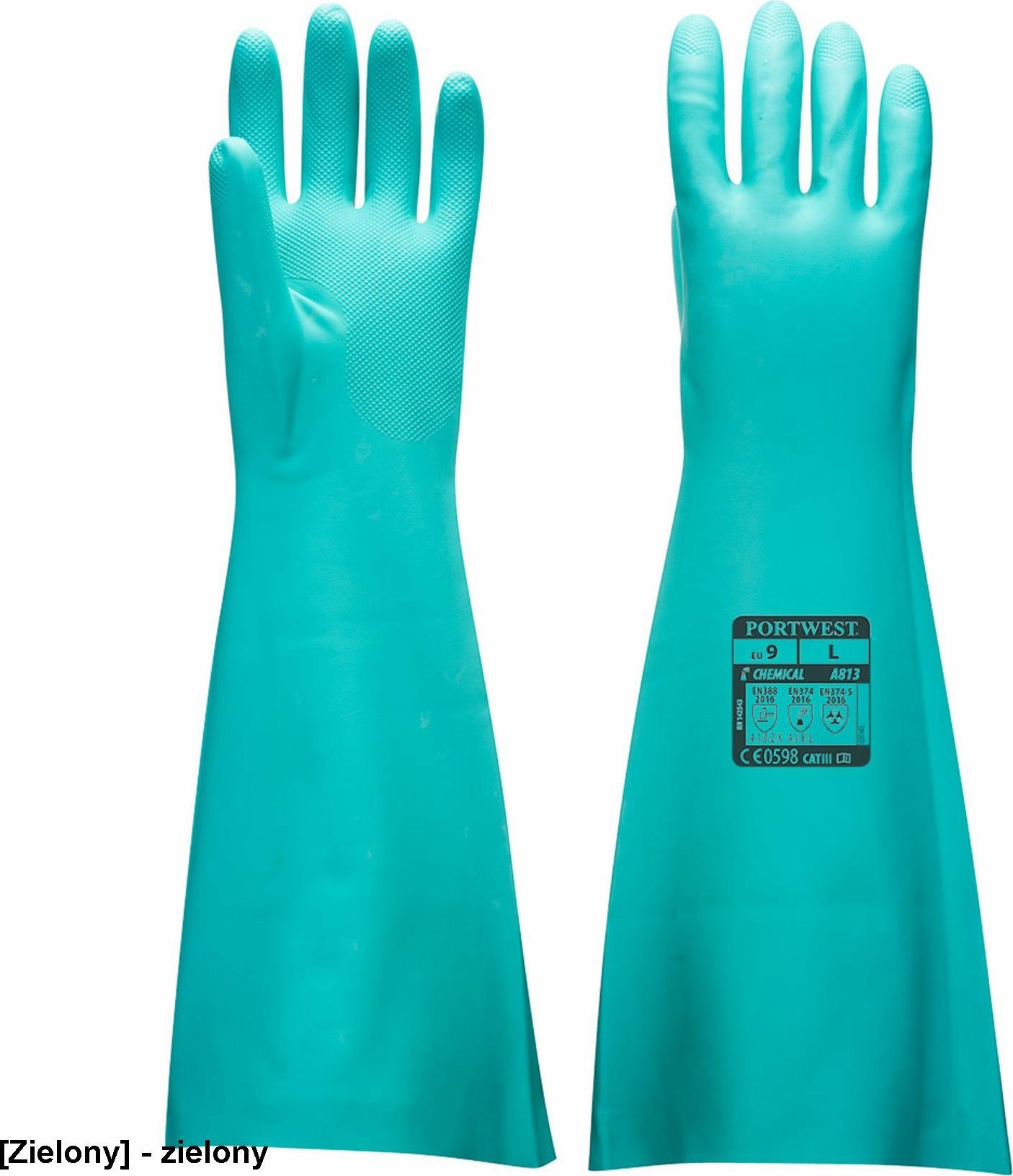 Portwest A813 - Przedłużona rękawica nitrylowa M