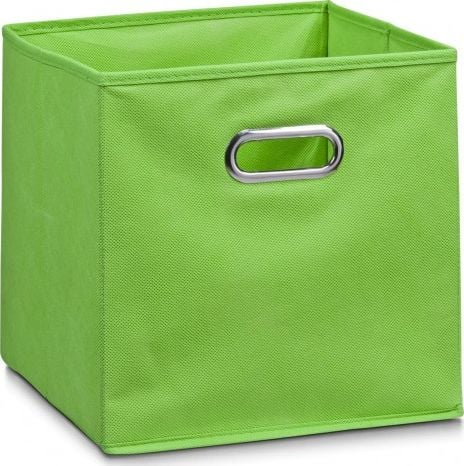 Zeller Zeller, Pudełko gładkie z otorem, 32x32x32cm, kol. zielony