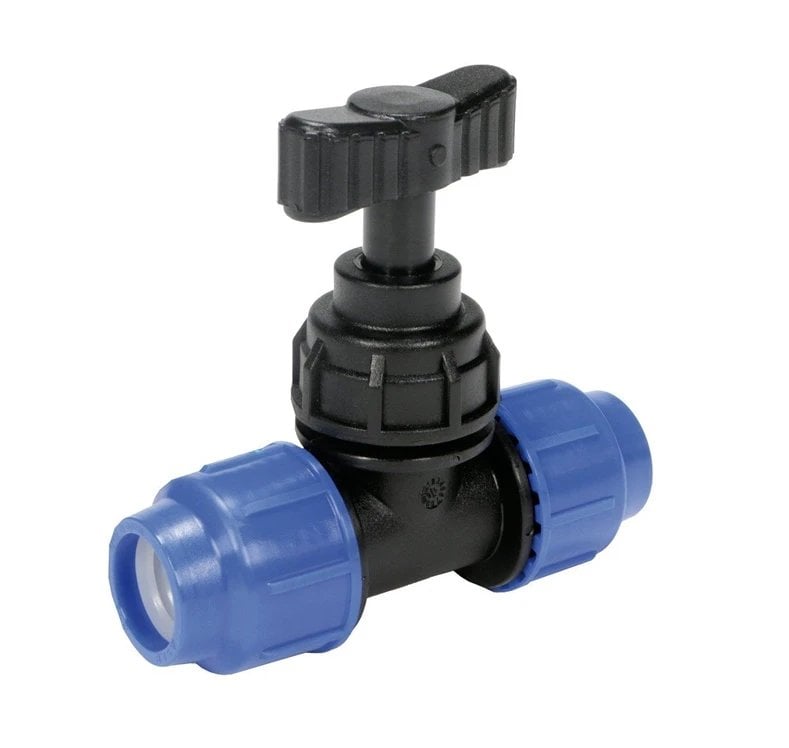 STOP COCK Ø20 PERLA BLUE