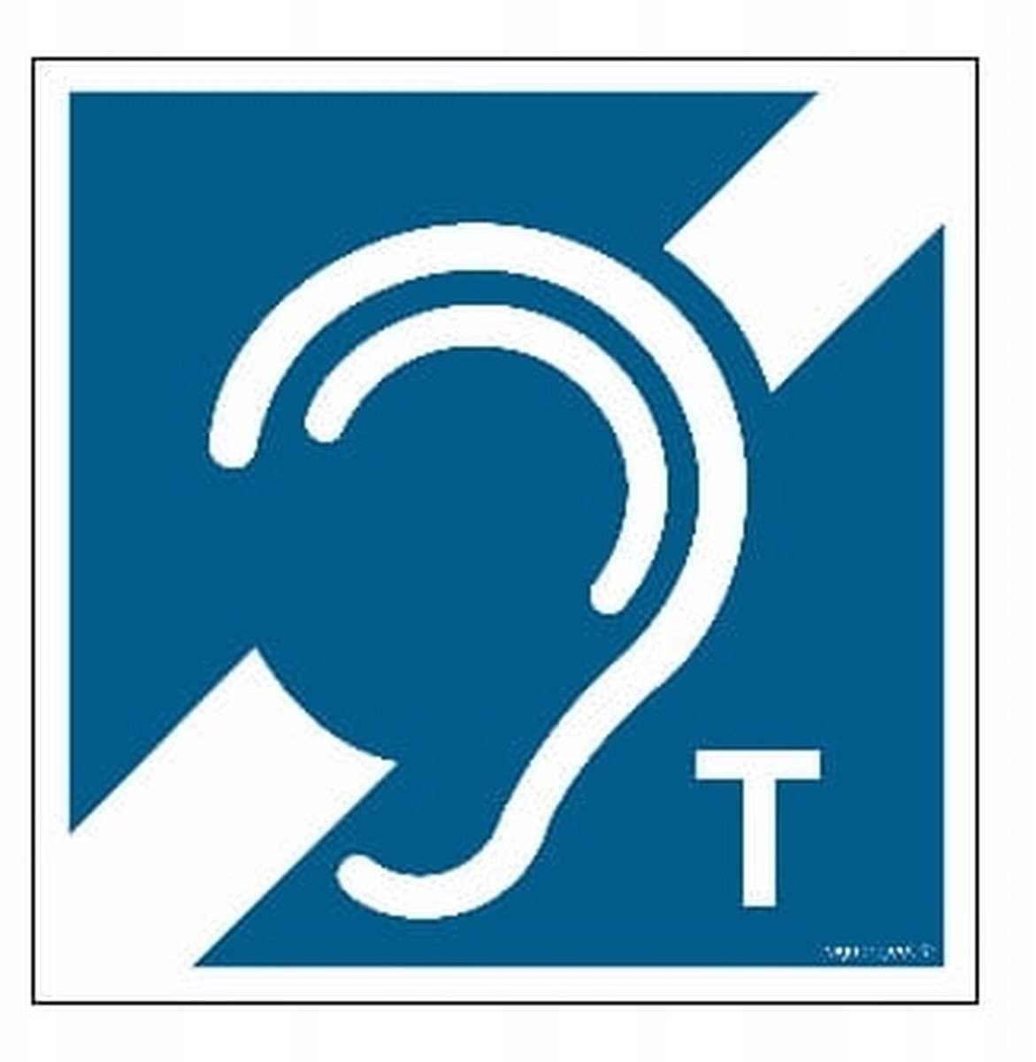 Pętla Indukcyjna - Tabliczka Pcv Z Przylepcami 10 X 10 Cm, Pn - Płyta 1Mm Libres Polska Sp Ra129_100X100_Pn 5904937474598