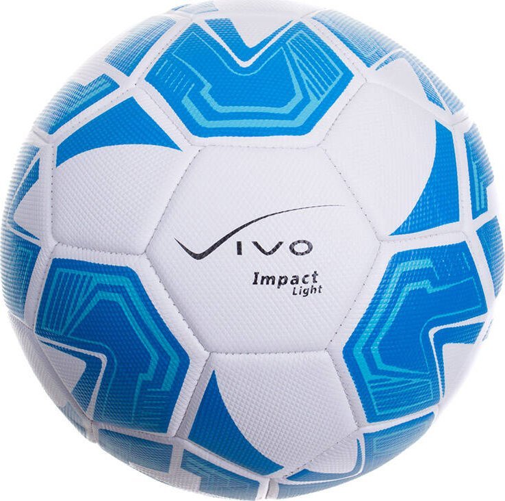 Vivo Piłka nożna Vivo Impact Light blue-white roz.5 Uniwersalny