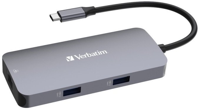 Stacja/replikator Verbatim Wieloportowy koncentrator USB-C Pro CMH-05 (HDMI | RJ45 | 2 x USB-A | USB-C PD)