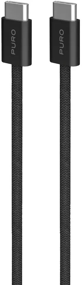 Kabel USB Puro USB-C USB-C kabel 1.5m 60w 8018417464263 PUCCCFABK415MTBLK