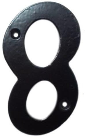 NUMBER 8 GB-2531_8 105X65MM BLACK