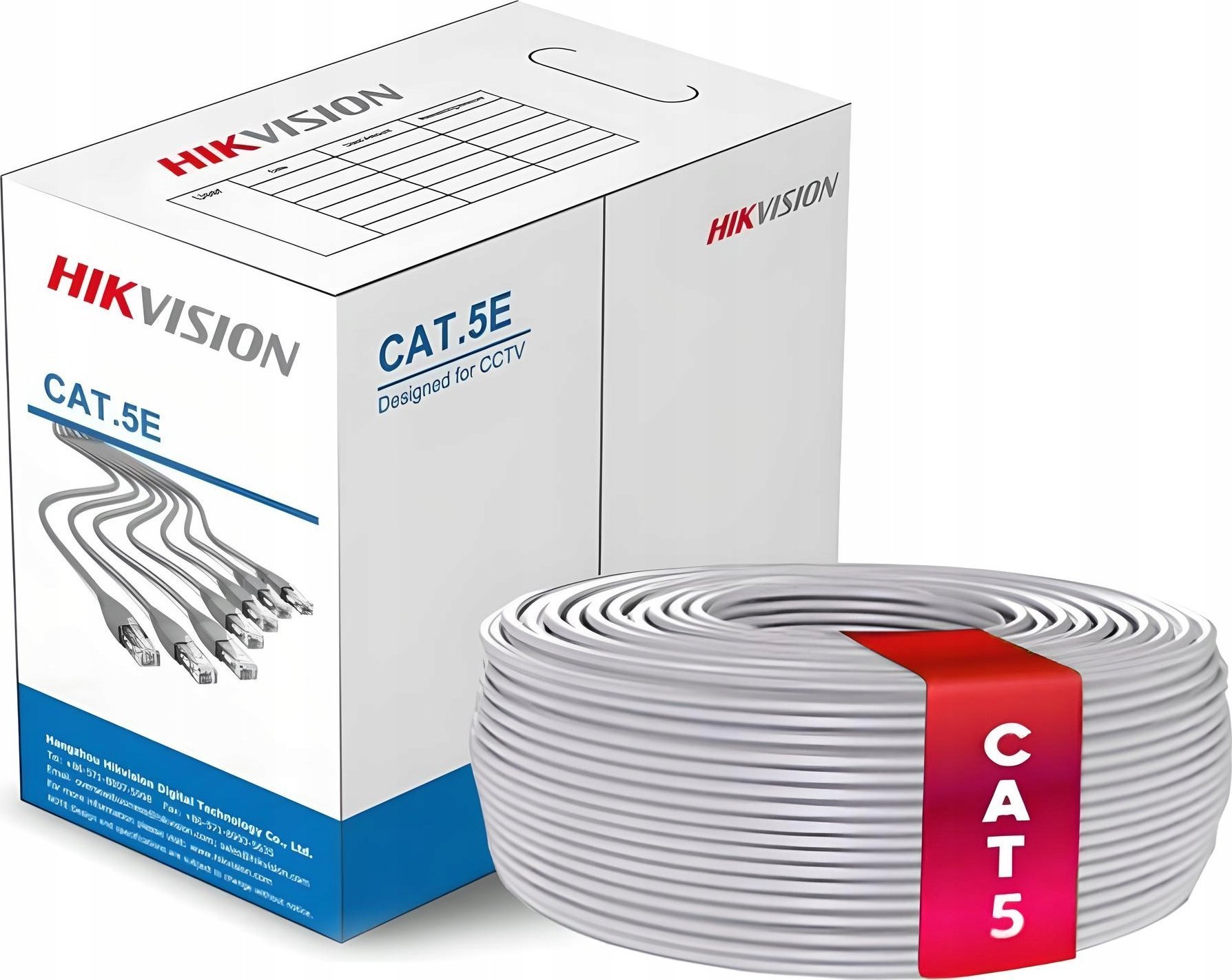 Hikvision Hikvision- Przewód U/UTP cat.5e 305m kolor szary