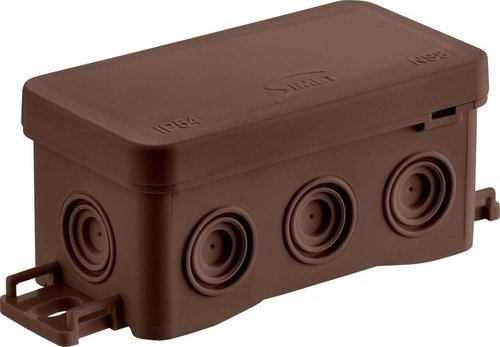 Simet Puszka instalacyjna naścienna NS8 FASTBOxHOOK, 45x85x40mm, brązowy, SIMET