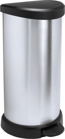 Kosz na śmieci Curver na pedał 5L srebrny (185376 )