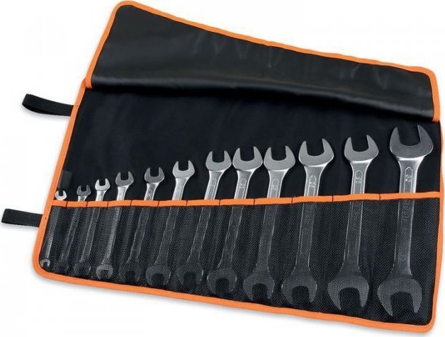 BETA KOMPLET KLUCZY PŁASKICH 6-32MM,12 SZT. + POKROWIEC (1 KPL)