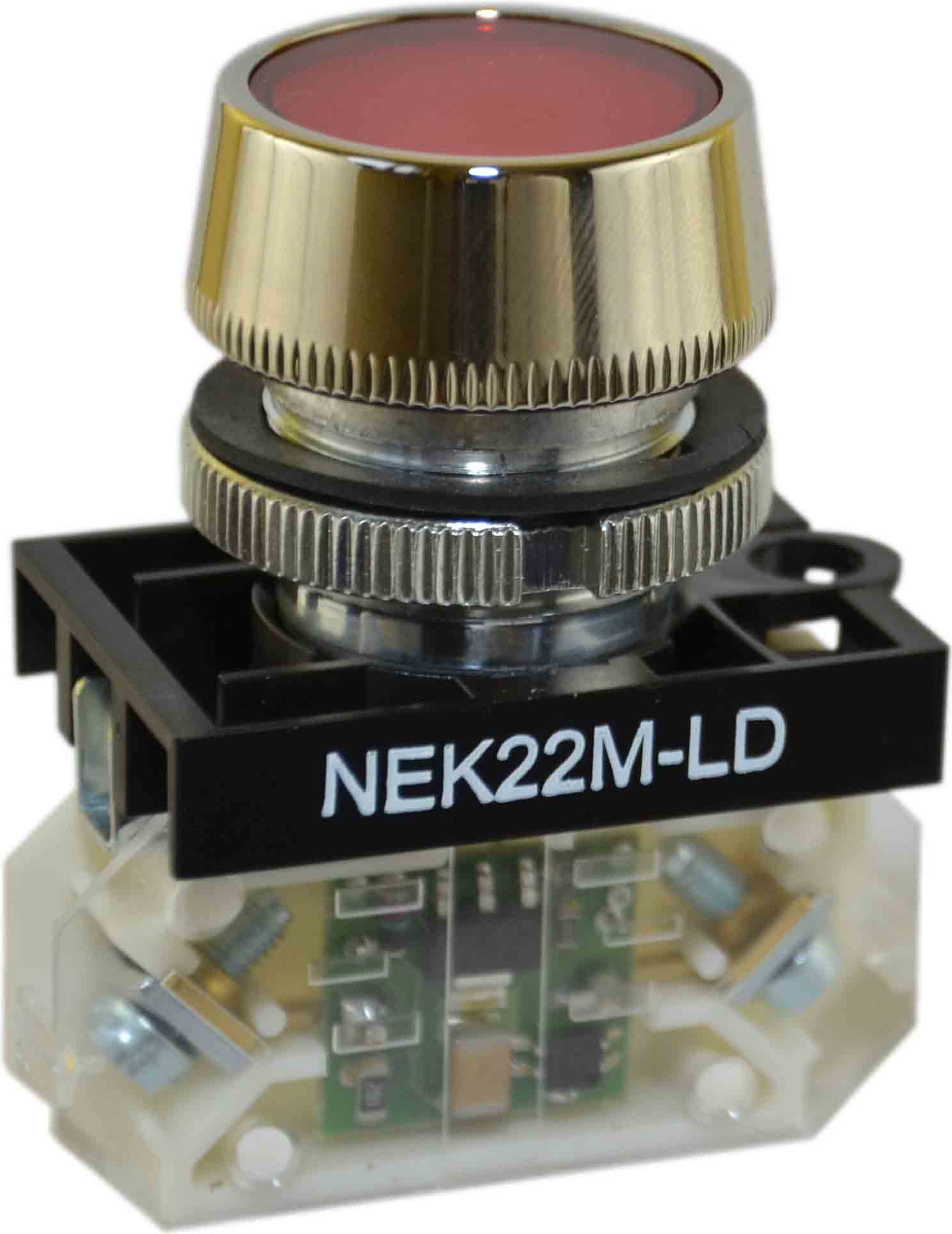 Promet Lampka sygnalizacyjna 22mm 24 - 230V AC / DC IP65 czerwona (W0-LDU1-NEK22MLD C)