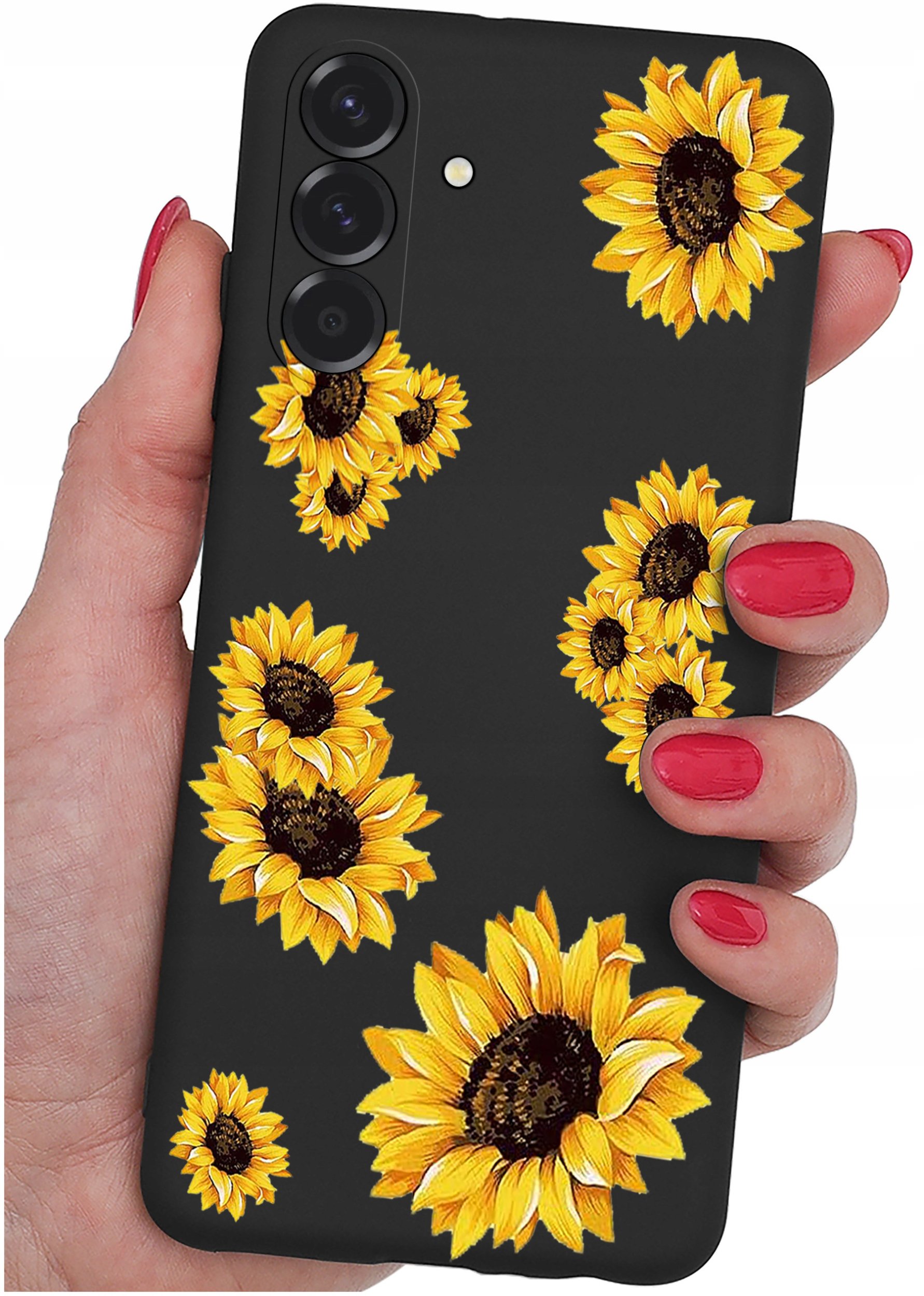 ETUI do Samsung A56 5G | WZORY | SILIKONOWE MATT CASE + SZKŁO 9H