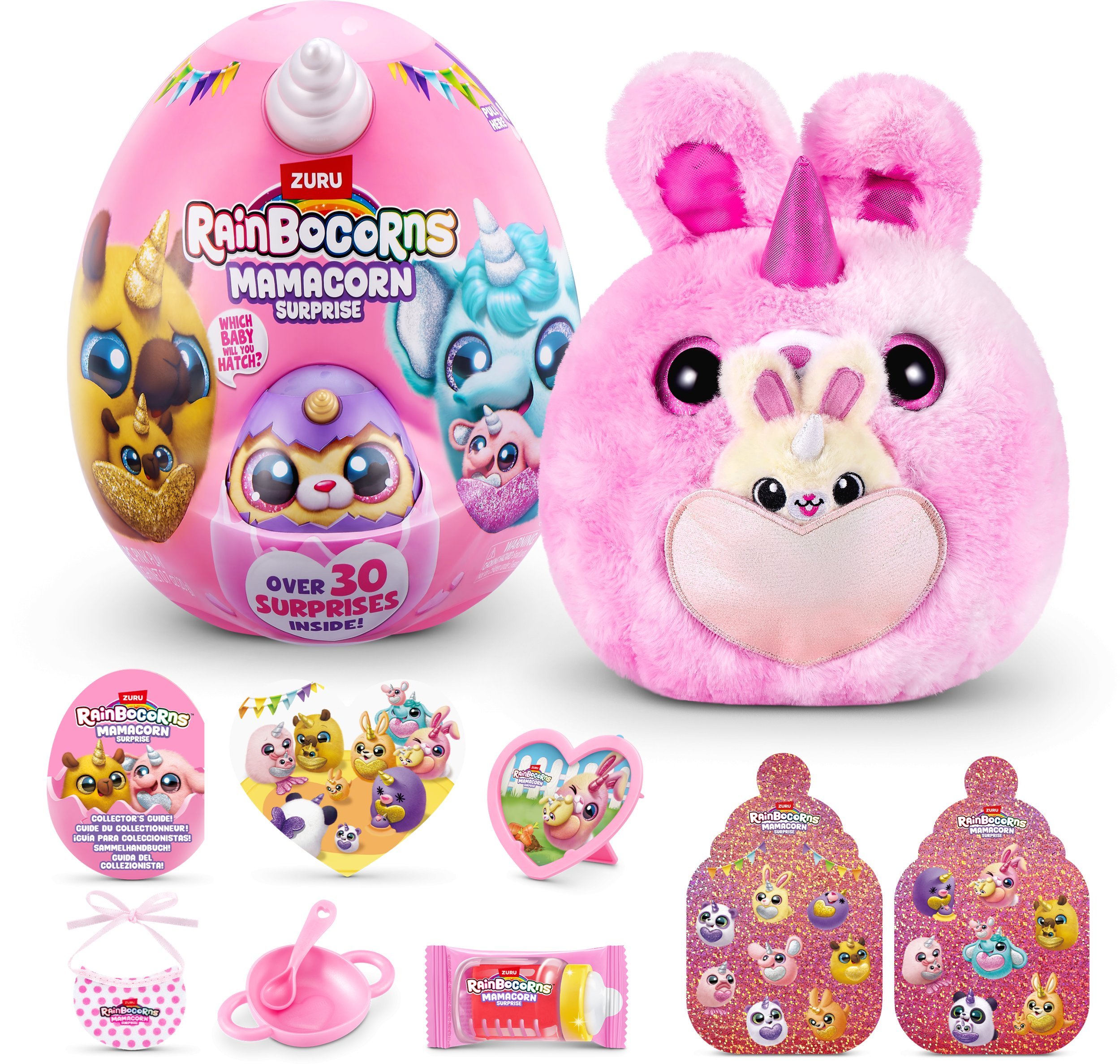 RAINBOCORNS pliušinis žaislas su aksesuarais Mamacorn, asort., 92121