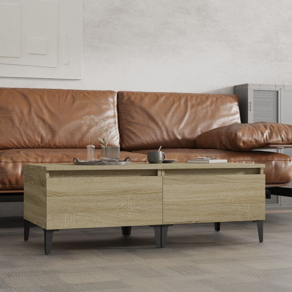 vidaXL vidaXL Stoliki boczne, 2 szt., dąb sonoma, 50x46x35 cm