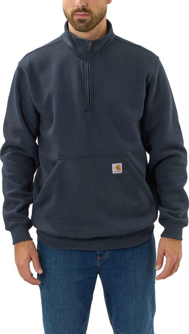 Carhartt Bluza Carhartt Quarter Zip Midweight Mock New Navy