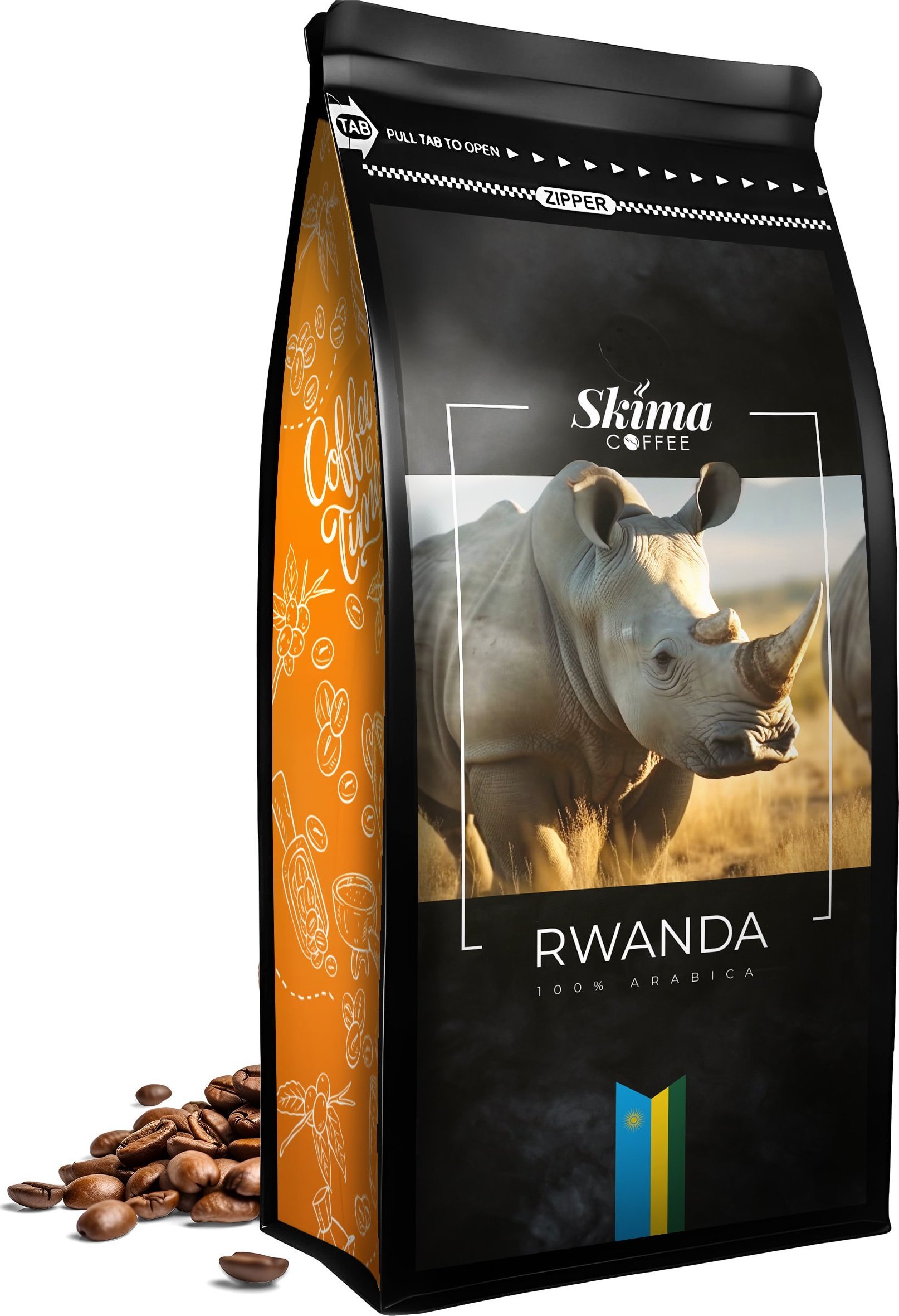 Kawa ziarnista SkimaCoffee Rwanda 1 kg