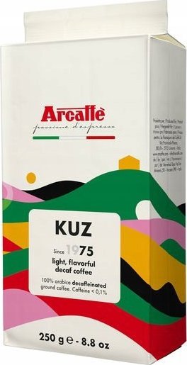 Kawa mielona Arcaffe Kuz - Kawa bezkofeinowa mielona 250g