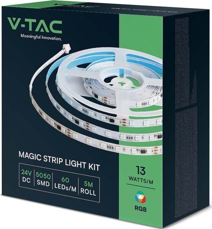 V-TAC Taśma LED V-TAC Zestaw SMART WiFi RGB 24V VT-5050 RGB