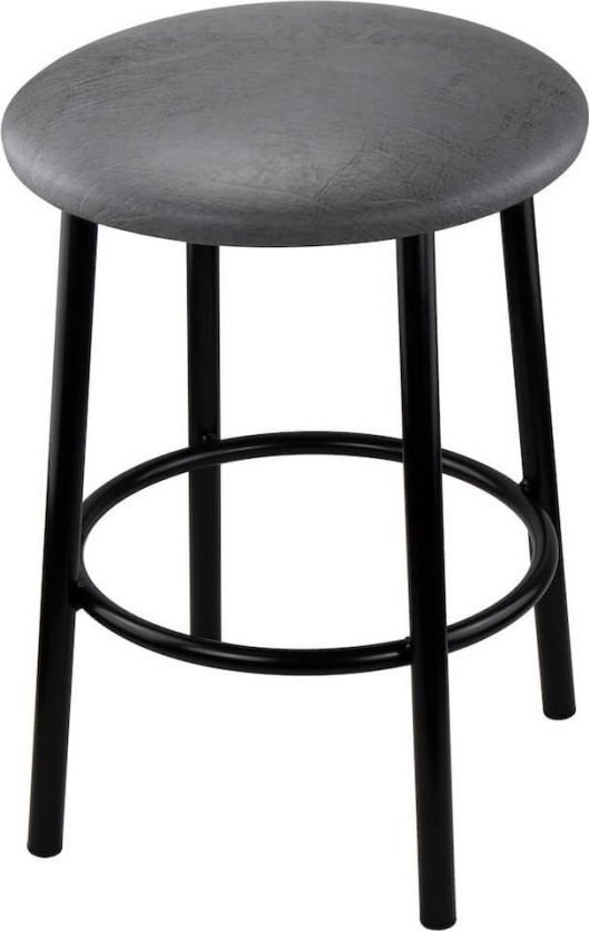 Exmed Taboret JOPEK BLACK Stołek Kuchenny Wzmocniony